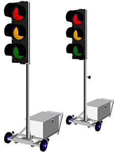 Mobilní semaforová souprava  LED