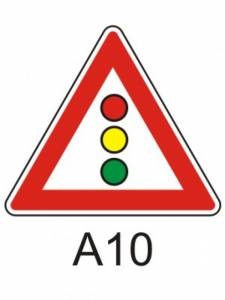 A10 - Světelné signály - výstražná dopravní značka