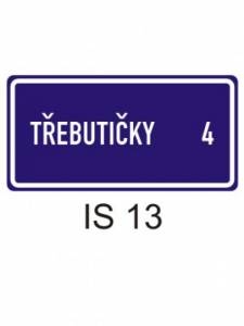 IS13 - blízká návěst - informativní směrová dopravní značka