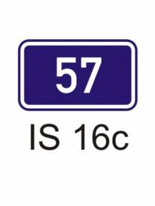 IS16c - silnice 1. třídy - informativní směrová dopravní značka