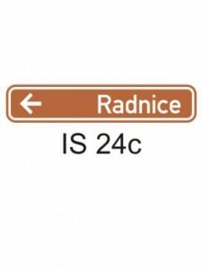 IS24c - komunální cíl - informativní směrová dopravní značka
