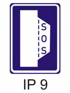 IP9 - nouzové stání - informativní provozní dopravní značka