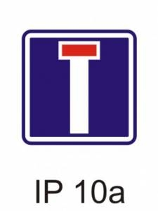 IP10a - slepá pozemní komunikace - informativní provozní dopravní značka
