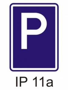 IP11a - parkoviště - informativní provozní dopravní značka